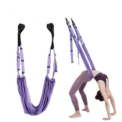 China Exercise Home Training Equipment Stretch Leg Split Practic Elastic Stretch Bar and Bend Down to Stretch Aerial Yoga Handstand Yoga Rope for sale