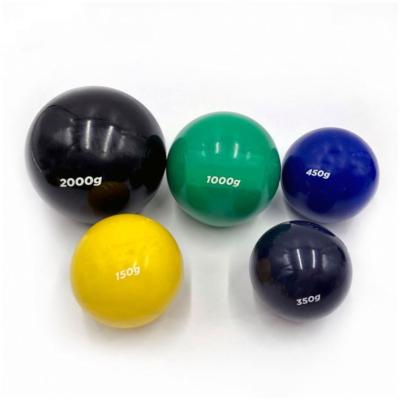 China Good Quality Soft Touch Durable / Adjustable Exercise Weight Lifting Custom Design For Ironing Small Gym Yoga Fitness PVC Toning Ball Sand Filled Ball for sale