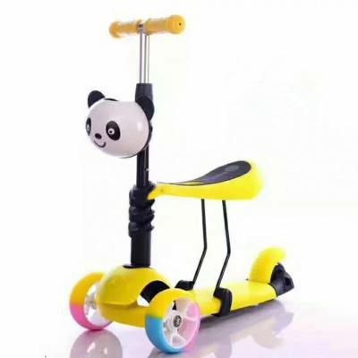 China Wholesale Cheap Price PU Wheel Factory Wholesale Cheap Price 3 in 1 Folding Baby Scooter Foldable Baby Scooter for Kids for sale