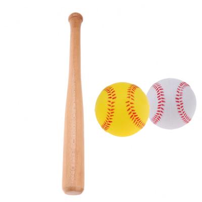 China Sports Maple Hardwood Manufacturer Custom Logo Stick Softball Bat Baseball Practicing Wooden Training Equipment for sale