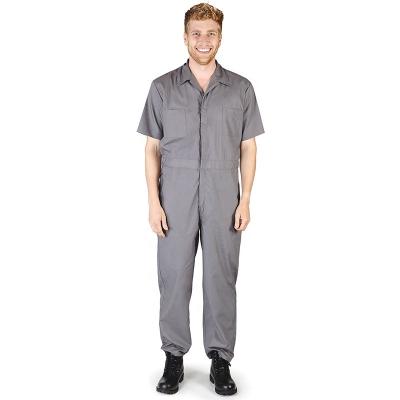 China Men's Hi Force/Work Wear Turn Down Suit Reflection Force Hi Collar Protective Safety/Mechanic Boilersuit Summer Reflection Jumpsuit Shorts Overall for sale