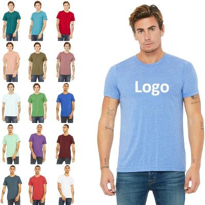 China Custom 50% Cotton 25% Rayon 4.3oz Polyester 25% Rayon Promotional T-shirts Men's Unisex T-Shirts Mix T-Shirts 4.3oz for sale