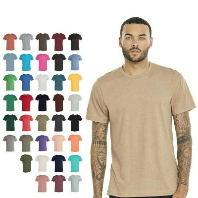 China Custom Fit Anti-Wrinkle Anti-Wrinkle Promotion Gift 60/40 Cotton 60 40 Polyester Blank T-shirts, Around Neck 60% Cotton 40% Polyester Custom Printing T-shirt for sale