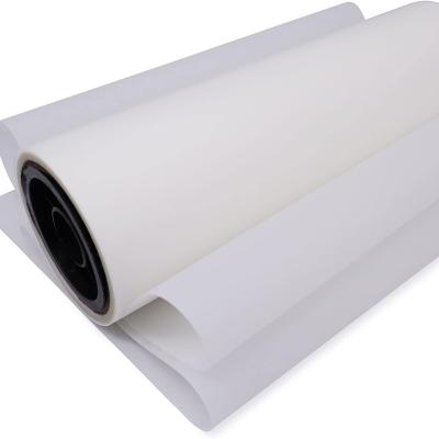 China Abrasion Resistance Water Soluble Hot Cold Skin Single Double Side Printing 75 Micron 60cm DTF PET Film Roll For Heat Transfer Printer for sale