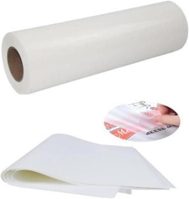 China Winnerjet DTF Water Soluble Abrasion Resistance PET Film Roll 30cm 33cm Hot Peel 60cm Non Slip Transfer Film For DTF Printing On Cotton T-shirt Cold Peel Rolls for sale