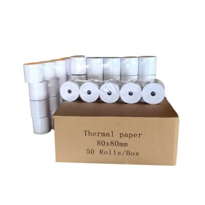 China Soft outdoor hot sale 57*40mm cash register thermal paper heat sensitive paper 57mm outdoor direct roll tharmal paper roll for sale