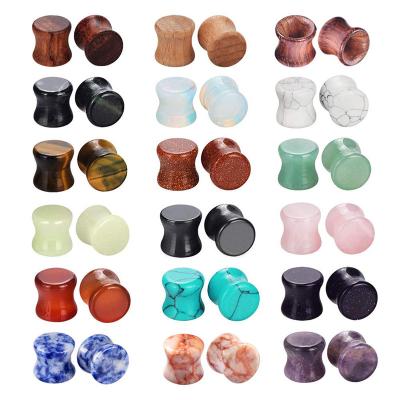 China Wholesale CLASSIC 2022 new fashion design good selling spiral earrings tunnels different size gauge for sale