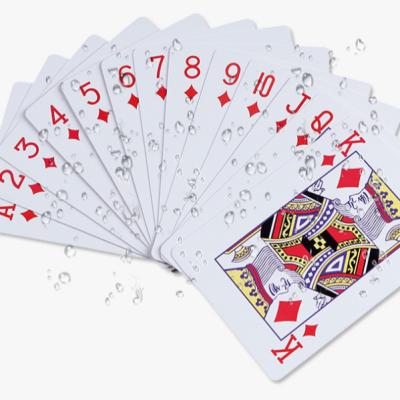 China Plastic Custom Printing PVC Poker Ceremony Gift Waterproof Poker Cards Hotel Souvenir Poker for sale