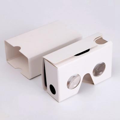 China Compatible with Android / Custom Branded Cardboard V2 VR Glass Cardboard Reader Viewer Low Price Virtual Reality iPhone Mobile Phone for Marketing for sale