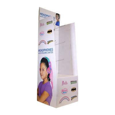 China Custom Recyclable Material Pdq Box Packging Display Floor Display Stand Eco - Friendly for sale