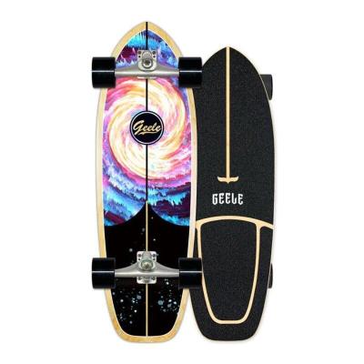 China Professional Wooden Adult Land Surf Skates With CX4 Truck Surf Board Skateboard Sale for sale