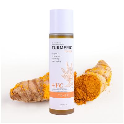 China Aixin Organic Vitamin C Toner Wholesale Organic Skin Care Hydrating Anti Aging Acne Soothing Anti Brightening Firming Turmeric Face Toner for sale