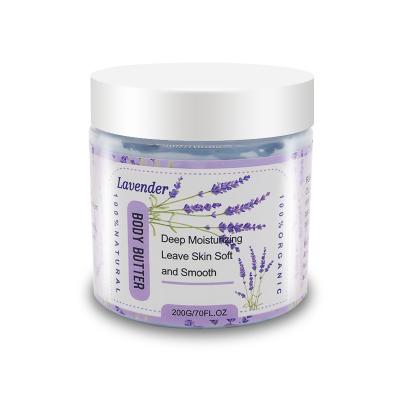 China AiXin Moisturizer 200G Customized Moisturizing Shea Butter Whipped Body Cream Whitening Organic Body Lotion Lavender Body Butter Wholesale for sale