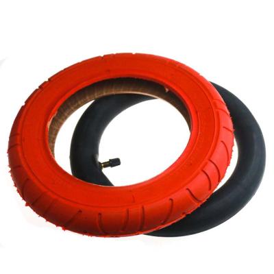 China 10 Inch Air Tire 10x2 Red Color Rubber Tire With Inner Tube For Xiaomi M365 Electric Scooter for sale