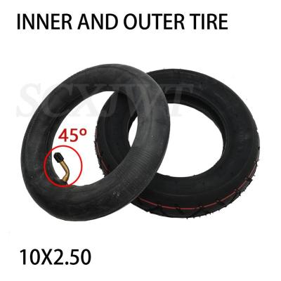 China 10 Inch Electric Skateboard Tire 10x2.5 For Electric Scooter Skate Board TOUVT 10x2.50 Inflatable Tire Outer Tire 10x2.5 for sale