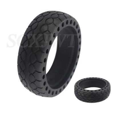 China New Scooter Wheel Rear Hub For 5.5 Inch Xiaomi Mijia M365 PRO Rear Hub Damping Solid Tires Hollow Non-pneumatic Honeycomb 5.5x1.6 for sale