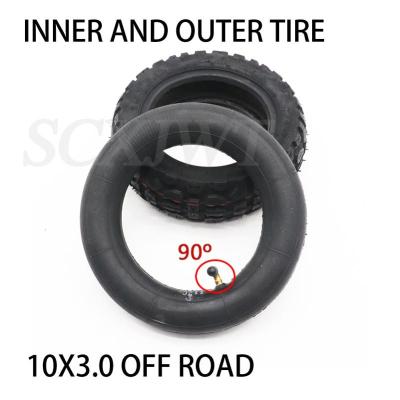 China 10X 3.0 TUOVT tires 10 inch inner tube and outer off-road tires fit for kugoo M4 pro, 10X Kaabo Manta 10x3 ZERO 255X80 tires for sale