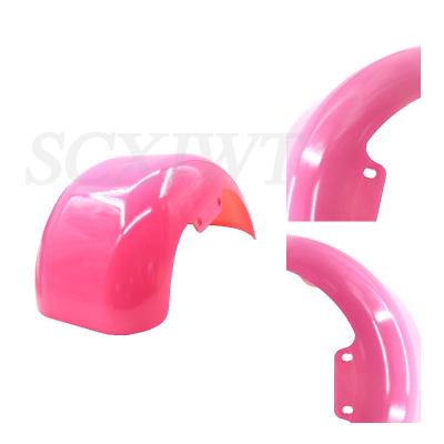 China Parts Plastic Shell Flaps 2pcs Shock Absorber Front And Rear Pink Fenders For Citycoco Harley Scooter Accessories 2pcs Small Pink for sale