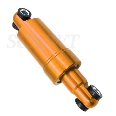 China 110/125/150mm Electric Bicycle Shock Absorber Rear Suspension Suitable For 49cc Scooter Pocket Bicycle Folding Electric Bicycle 110mm Yellow for sale