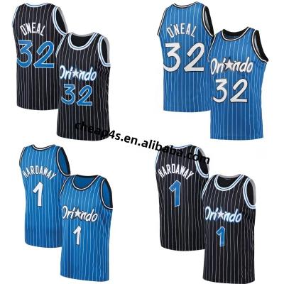 China Wholesale Men's USA Basketball Shirt 32 Shaquille O'Neal Quilted QUICK DRY Orlando City Magic Basketball Jersey Retro 1 Tracy McGrady for sale