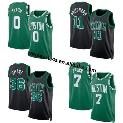 China QUICK DRY Ready to Ship Shirt 11 Trae Young 20 John Collins USA Basketball Men's Stitched Boston City Celtics Retro Basketball Tank Top for sale