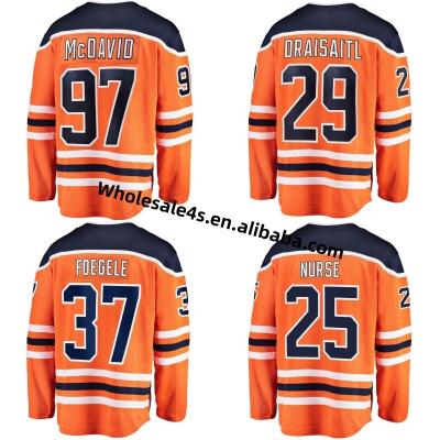 China Shirts & Edmonton Gretzky Hockey Jersey Tops Ready To Board USA Uniform 97 Connor McDavid 99 Wayne Gretzky Mens Embroidery Ice Hockey Uniform for sale