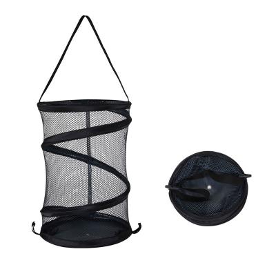 China Mesh Laundry Home Collapsible Automatic Hamper Dirty Laundry Hamper with Carry Lanyard Durable Fabric Collapsible Design for Clothes for sale