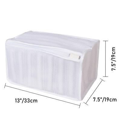 China Home Air Mesh Wash Bag Folding Laundry Bag For Shoes Sneakers Washing Bag for sale