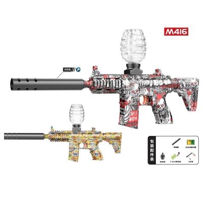 China Toy Agreat M416 Electronic Water Gel Beads Toy Gel Water Ball Gun Electric Sandblaster Rifle Outdoor Toy Gel Water Ball Gun for sale