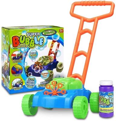 China Outdoor Bubble Blower Maker Machine Summer Push Toys Kids Bubble Blower Maker Machine for sale