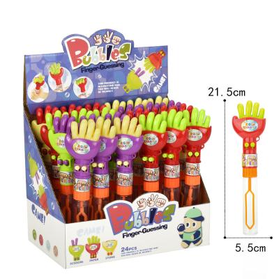 China Outdoor Bubble Magic Wand Toy Outdoor Toy For Kid Bubble Magic Wand Finger-Estimating Toys for sale