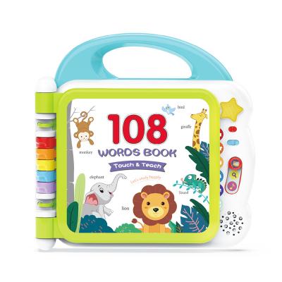 China Educational Kid's Educational Toys Toach and Teach Machine 108 Word Book for sale