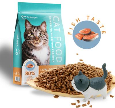 China High Quality Sustainable OEM ODM Natural Raw Materials Pet Cats Like Nutritious Balanced Beef Cat Food Dry for sale