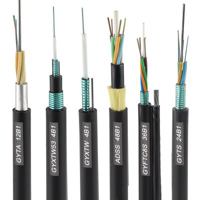 China OEM Supply ADSS GYTA GYTS GYXTW Fiber Optic Cable for FTTH Telecommunications Outdoor for sale