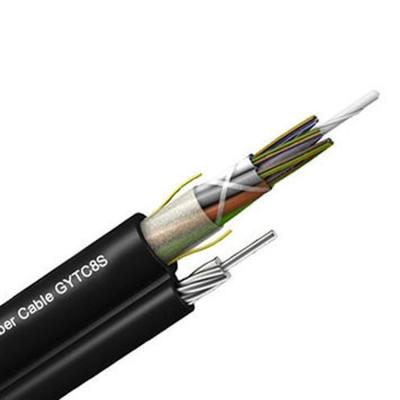 China Cable aéreo de fibra óptica autoportante GYTC8A com PE Jacket de cabo exterior à venda