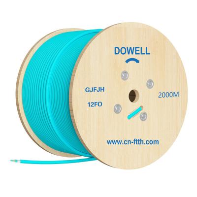 China Indoor LAN Network 2.0mm Subunit Diameter GJFJHV Multi Purpose Break-out Fiber Optic Cable for sale