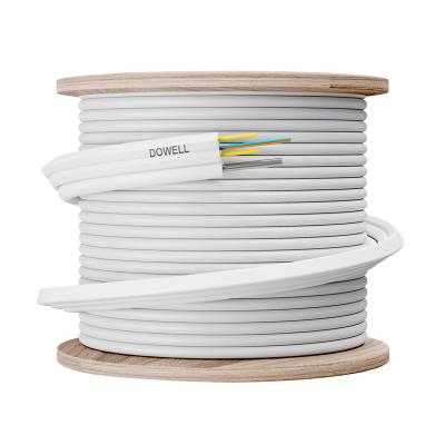 China LSZH 1-4F Single Mode Drop FTTH Cable GJYXFCH FRP Fiber Optic Cable for sale