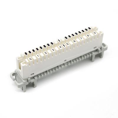 China 20-26 AWG Solid wire 10 Pair Disconnection KRONE Module for telecom system for sale