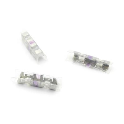 China Telecom Connection Amp Tyco Purple Picabond Connector with PET Insulation and 45N Force for sale