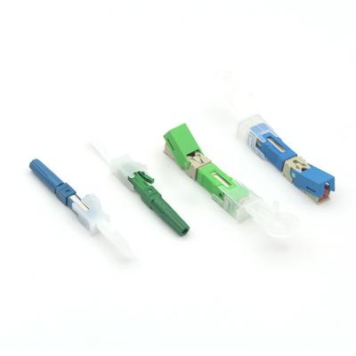 China 55mm/60mm Length Electronic Tablet FTTH Field Assembly Optical Fiber Optic SC UPC APC Fast Connector for sale