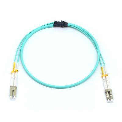 China Multimode Duplex 0.75M Lc/Pc To Lc/Pc Om3 Mm Fiber Optic Cable Patch Cord -40 85 for sale