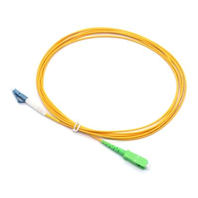 China SM Drop Patch Cord Fiber Optic Cable Simplex SC/APC to LC/UPC for sale