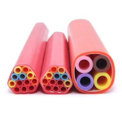 China Fiber Optic Cables 7ways 14/10mm Direct Burry Bundle Duct Micro Pipe Hdpe Tube Bundle for sale