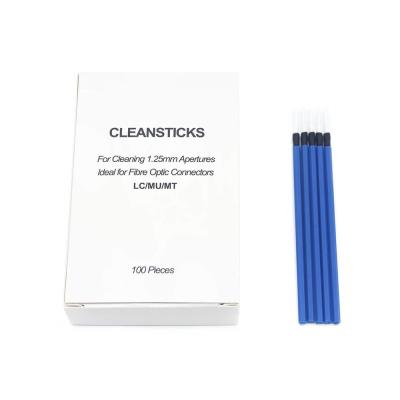 China One-Time Bule Fiber Optic Clean Stick For LC Connector 1.25mm Diameter for sale