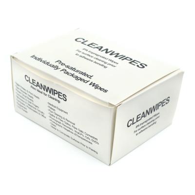 China Pre-saturated IPA Fiber Optic Cleaning Wipes 50 Wipes for sale