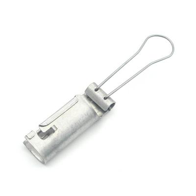 China Aluminium-druppeldraadspanningsclamp FTTH 1-2 paar voor telecomkabel Te koop