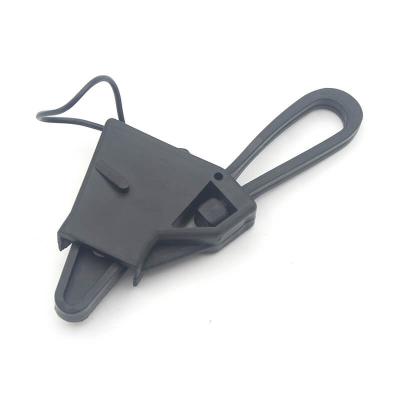 China Outdoor Single Cable Drop Wire Suspension Clamp Thermoplastic handle for sale