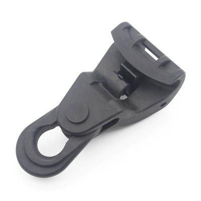 China Black Plastic Dead End Suspension Clamp For ABC cable ADSS Cable for sale