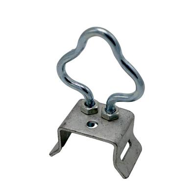 China Fiber Optic FTTH Hoop Fastening Retractor Cable Clamp for sale