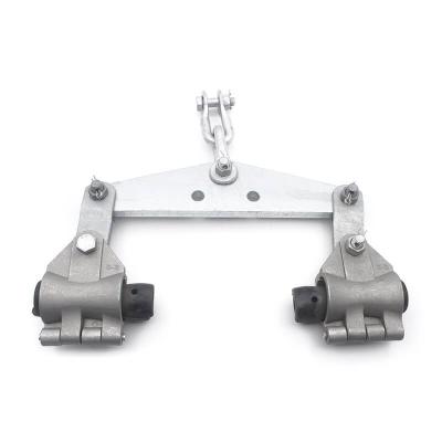 China Long Span Double Suspension Clamp Set for ADSS Cable for sale